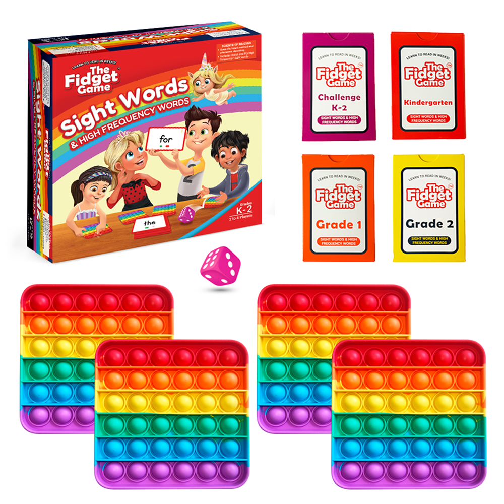 Fidget Game Sight Words Edition reading game