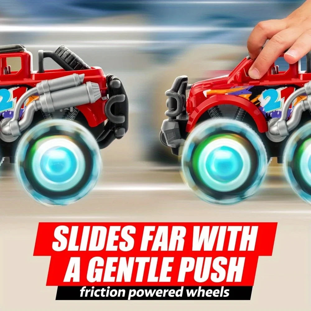 Light-up toddler monster trucks 3 pack, photo 4